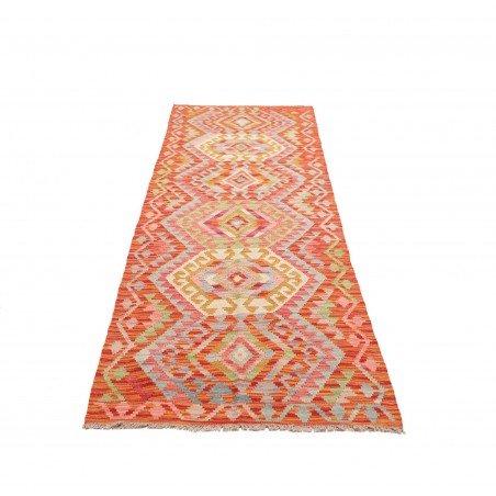 Tappeto Kilim Afghanistan marrone bianco 85x298