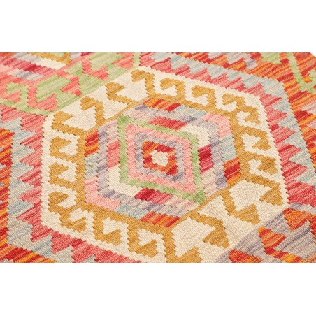 Tappeto Kilim Afghanistan marrone bianco 85x298
