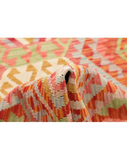 Tappeto Kilim Afghanistan marrone bianco 85x298
