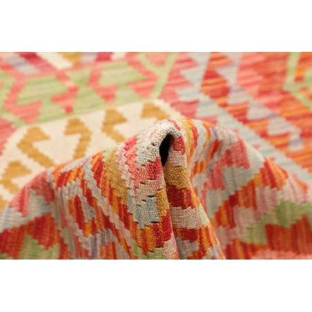 Tappeto Kilim Afghanistan marrone bianco 85x298