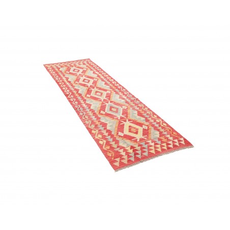 Tappeto Kilim Afghanistan marrone rosso 74x243