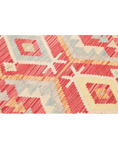 Tappeto Kilim Afghanistan marrone rosso 74x243