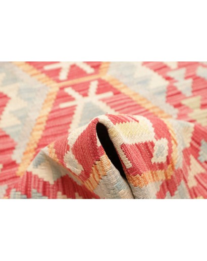Tappeto Kilim Afghanistan marrone rosso 74x243