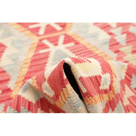 Tappeto Kilim Afghanistan marrone rosso 74x243