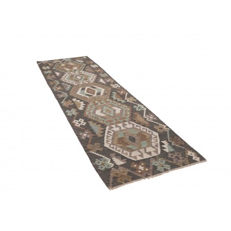 Tappeto Kilim Afghanistan azzurro 63x197