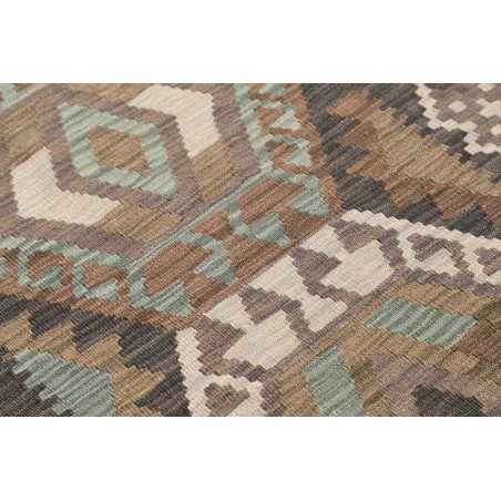 Tappeto Kilim Afghanistan azzurro 63x197