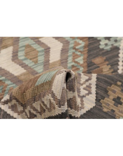 Tappeto Kilim Afghanistan azzurro 63x197