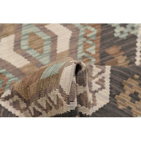 Tappeto Kilim Afghanistan azzurro 63x197