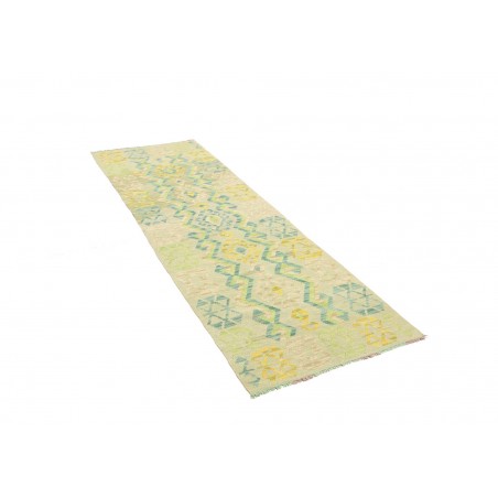 Tappeto Kilim Afghanistan beige giallo 76x235