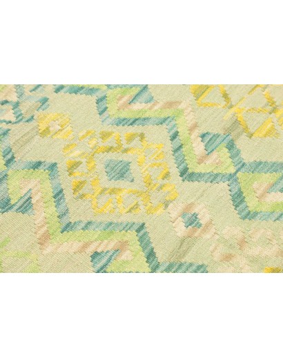 Tappeto Kilim Afghanistan beige giallo 76x235