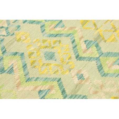 Tappeto Kilim Afghanistan beige giallo 76x235