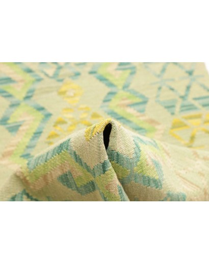 Tappeto Kilim Afghanistan beige giallo 76x235