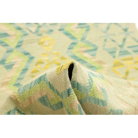 Tappeto Kilim Afghanistan beige giallo 76x235