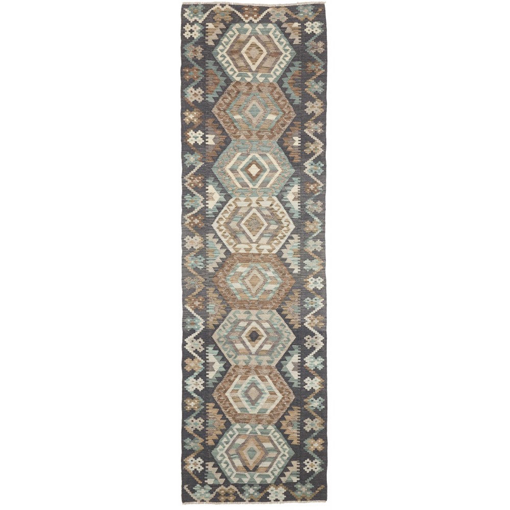 Tappeto Kilim Afghanistan bianco 84x290