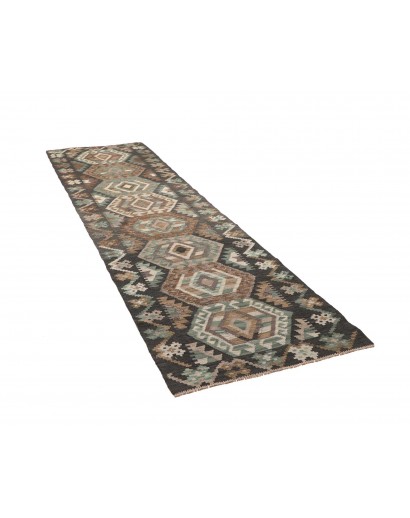 Tappeto Kilim Afghanistan bianco 84x290