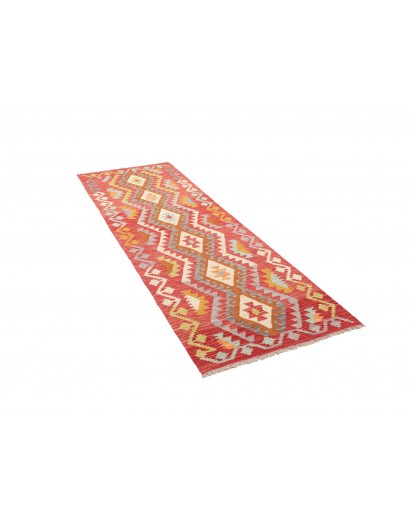 Tappeto Kilim Afghanistan rosso 81x249