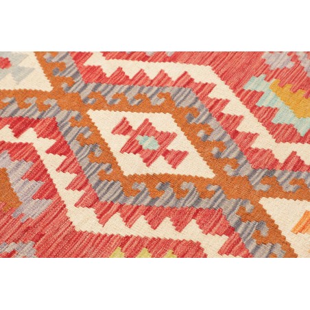 Tappeto Kilim Afghanistan rosso 81x249