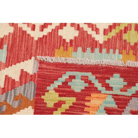 Tappeto Kilim Afghanistan rosso 81x249