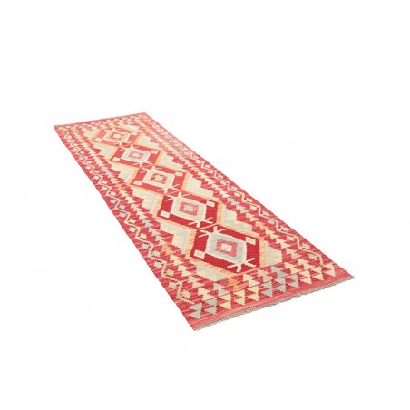 Tappeto Kilim Afghanistan giallo marrone 77x244