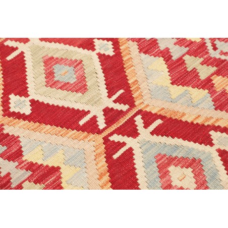 Tappeto Kilim Afghanistan giallo marrone 77x244