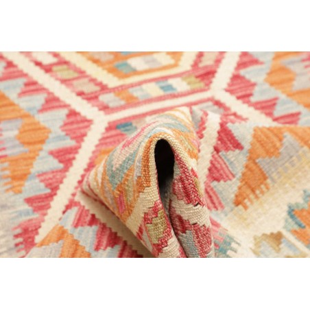 Tappeto Kilim Afghanistan marrone rosso 80x282