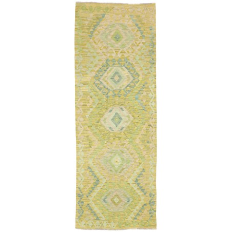 Tappeto Kilim Afghanistan marrone giallo 82x238