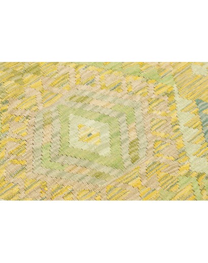 Tappeto Kilim Afghanistan marrone giallo 82x238