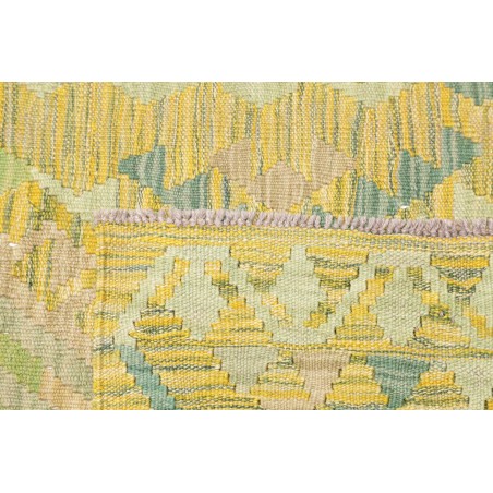 Tappeto Kilim Afghanistan marrone giallo 82x238