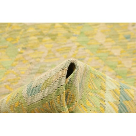 Tappeto Kilim Afghanistan marrone giallo 82x238