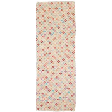 Tappeto Kilim Afghanistan bianco 79x238