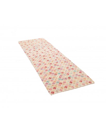 Tappeto Kilim Afghanistan bianco 79x238