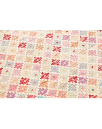 Tappeto Kilim Afghanistan bianco 79x238