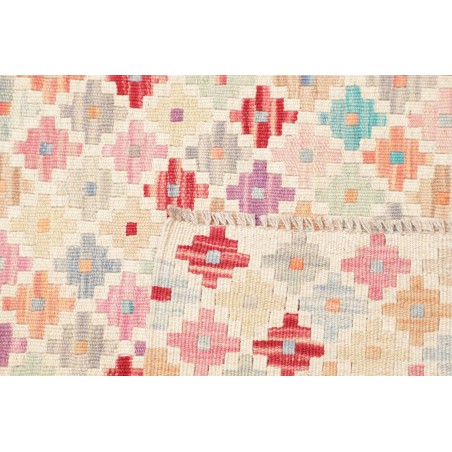 Tappeto Kilim Afghanistan bianco 79x238