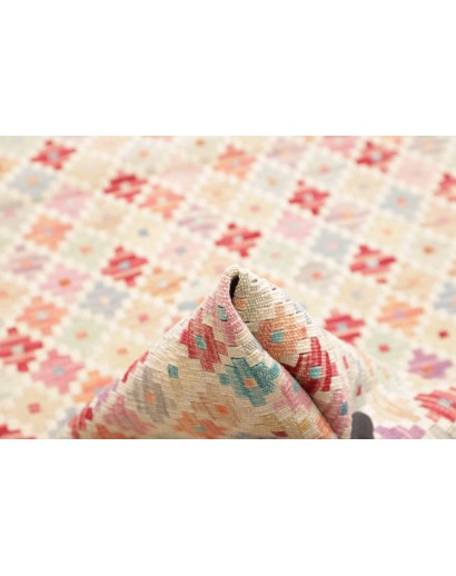 Tappeto Kilim Afghanistan bianco 79x238