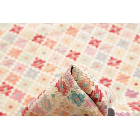 Tappeto Kilim Afghanistan bianco 79x238