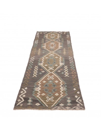 Tappeto Kilim Afghanistan bianco 79x304