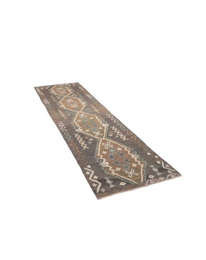 Tappeto Kilim Afghanistan bianco 79x304