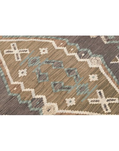 Tappeto Kilim Afghanistan bianco 79x304