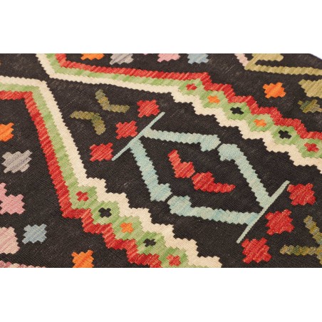 Tappeto Kilim Afghanistan grigio beige 84x294