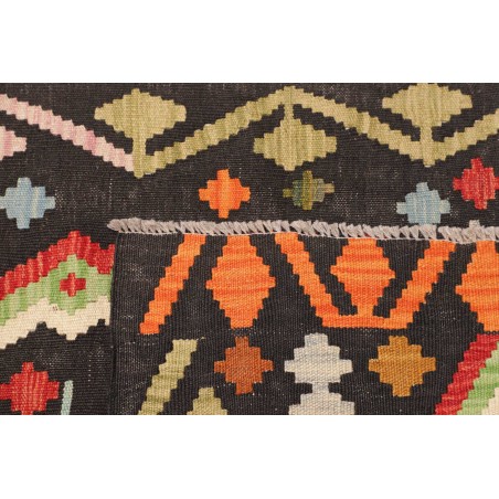 Tappeto Kilim Afghanistan grigio beige 84x294