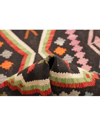 Tappeto Kilim Afghanistan grigio beige 84x294