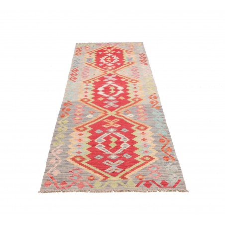 Tappeto Kilim Afghanistan marrone rosso 82x297