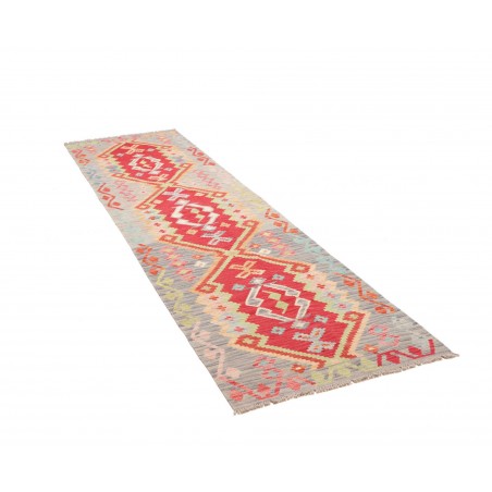 Tappeto Kilim Afghanistan marrone rosso 82x297