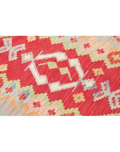 Tappeto Kilim Afghanistan marrone rosso 82x297