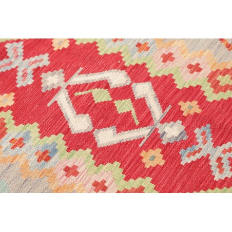 Tappeto Kilim Afghanistan marrone rosso 82x297
