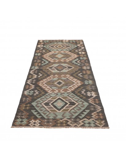 Tappeto Kilim Afghanistan azzurro beige 85x286
