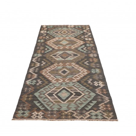 Tappeto Kilim Afghanistan azzurro beige 85x286