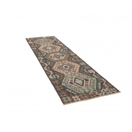 Tappeto Kilim Afghanistan azzurro beige 85x286