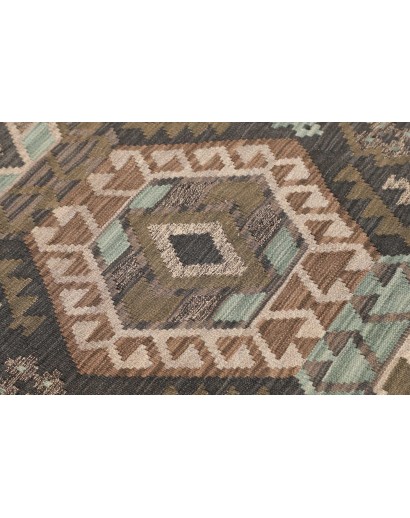 Tappeto Kilim Afghanistan azzurro beige 85x286