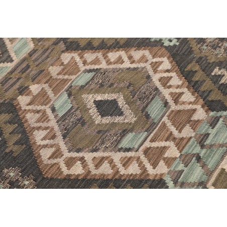 Tappeto Kilim Afghanistan azzurro beige 85x286